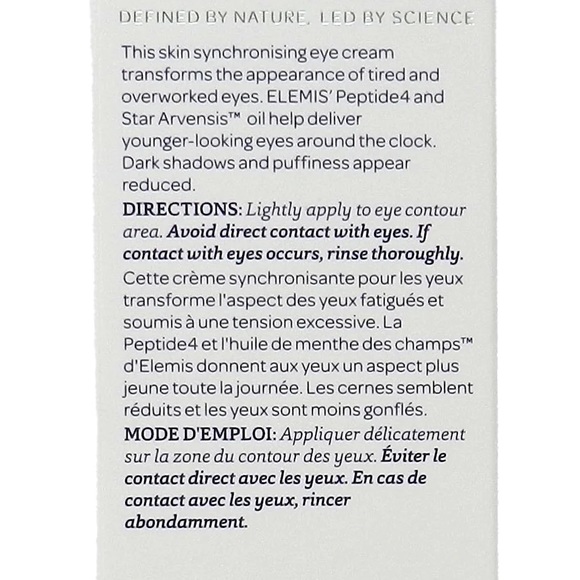 ELEMIS – Peptide4 Eye Recovery Cream - Picture 2 of 4